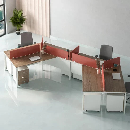 Atomic Workstation Desk | Modern Executive Office Desk with Smart Storage & Ergonomic Design