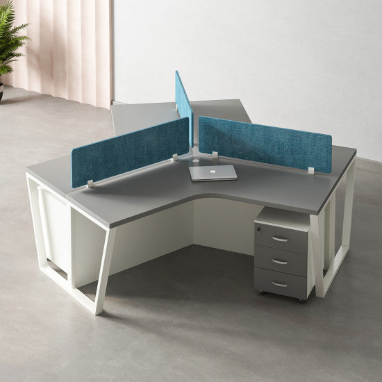Olive Workstation Desk | Modern Executive Office Table with Storage, Cable Management & Minimalist Design
