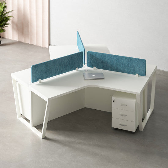 Olive Workstation Desk | Modern Executive Office Table with Storage, Cable Management & Minimalist Design