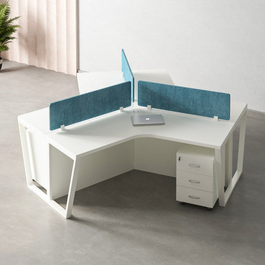 Olive Workstation Desk | Modern Executive Office Table with Storage, Cable Management & Minimalist Design