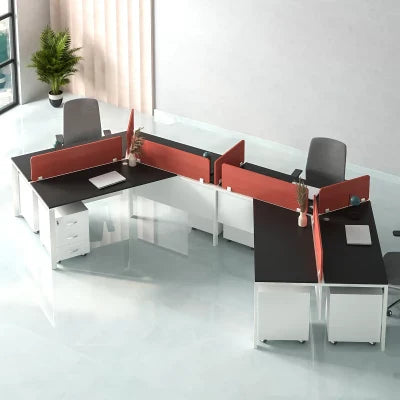 Atomic Workstation Desk | Modern Executive Office Desk with Smart Storage & Ergonomic Design