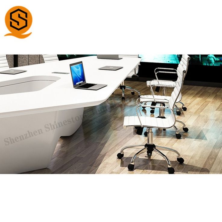 Modern Office Desk – 10 Person Meeting Table | Large Executive Conference Table for Team Collaboration