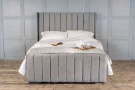 Luxury Ottoman Divan Panel Wing Bed with Storage – Modern Upholstered Frame